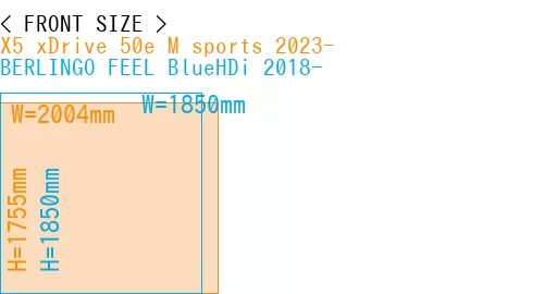 #X5 xDrive 50e M sports 2023- + BERLINGO FEEL BlueHDi 2018-